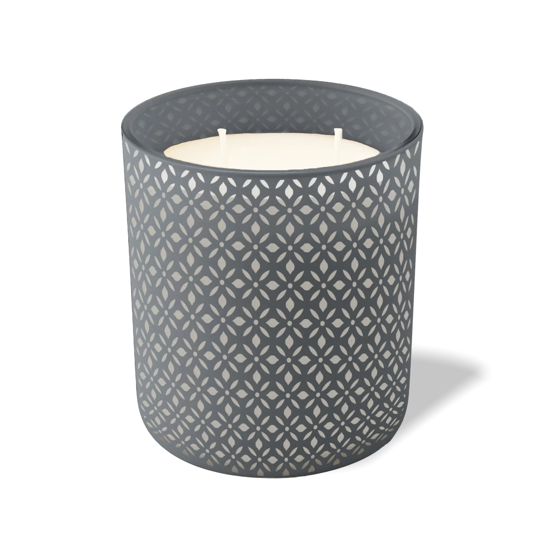 Custom Etched Bursts - 12 oz Candle Graphite