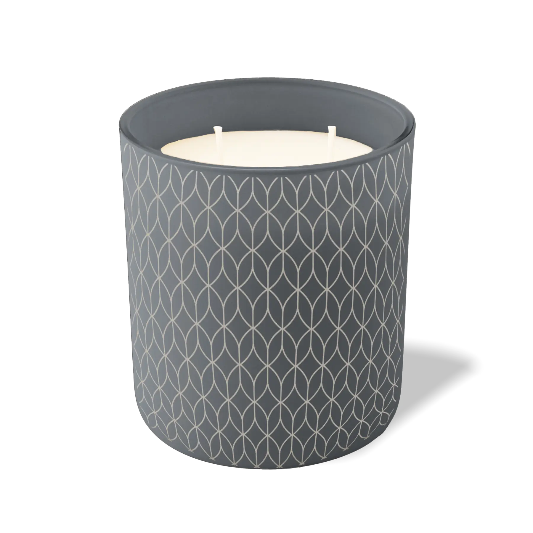 Custom Etched Wheat - 12 oz Candle Graphite