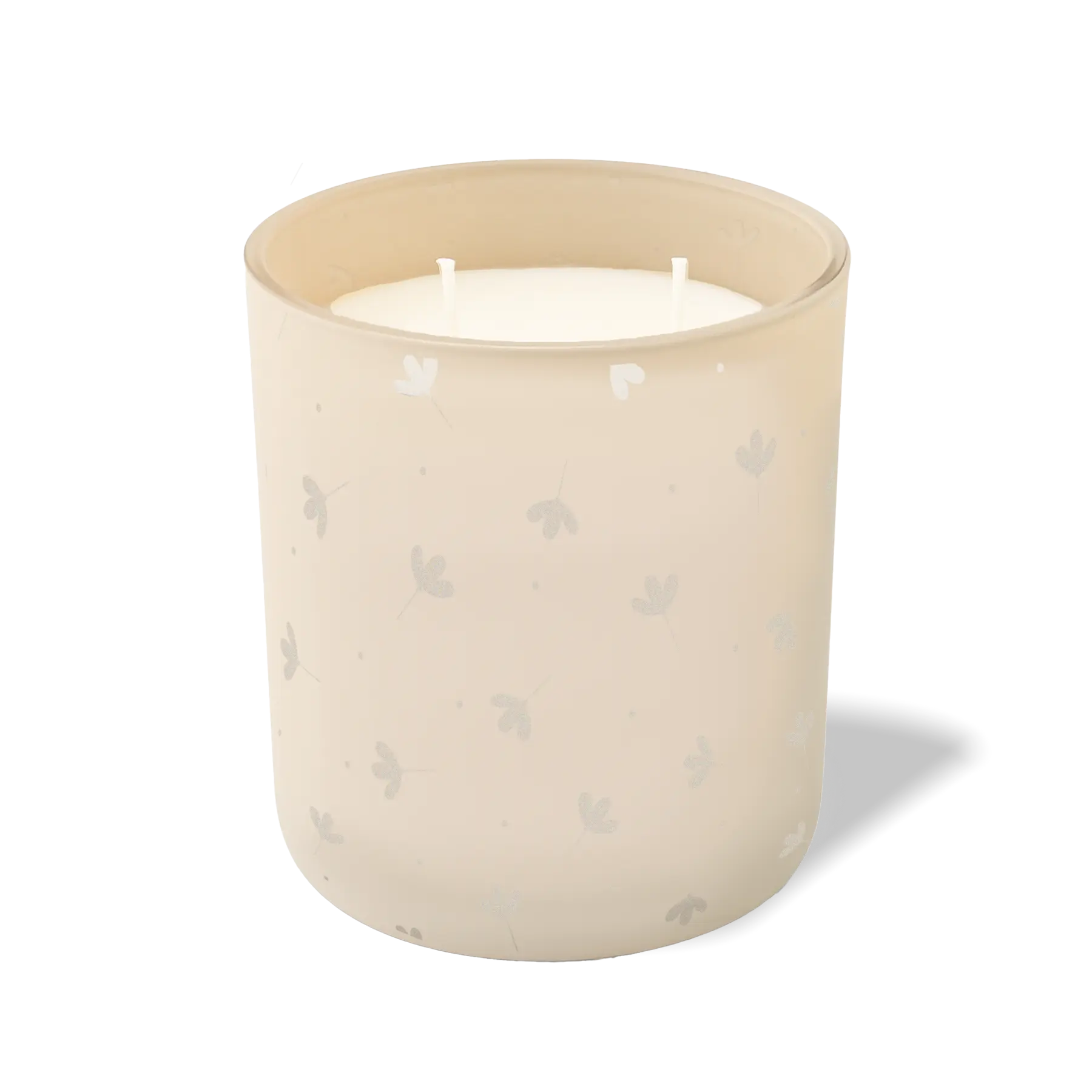 Custom Etched Floating Flower - 12 oz Candle Sand
