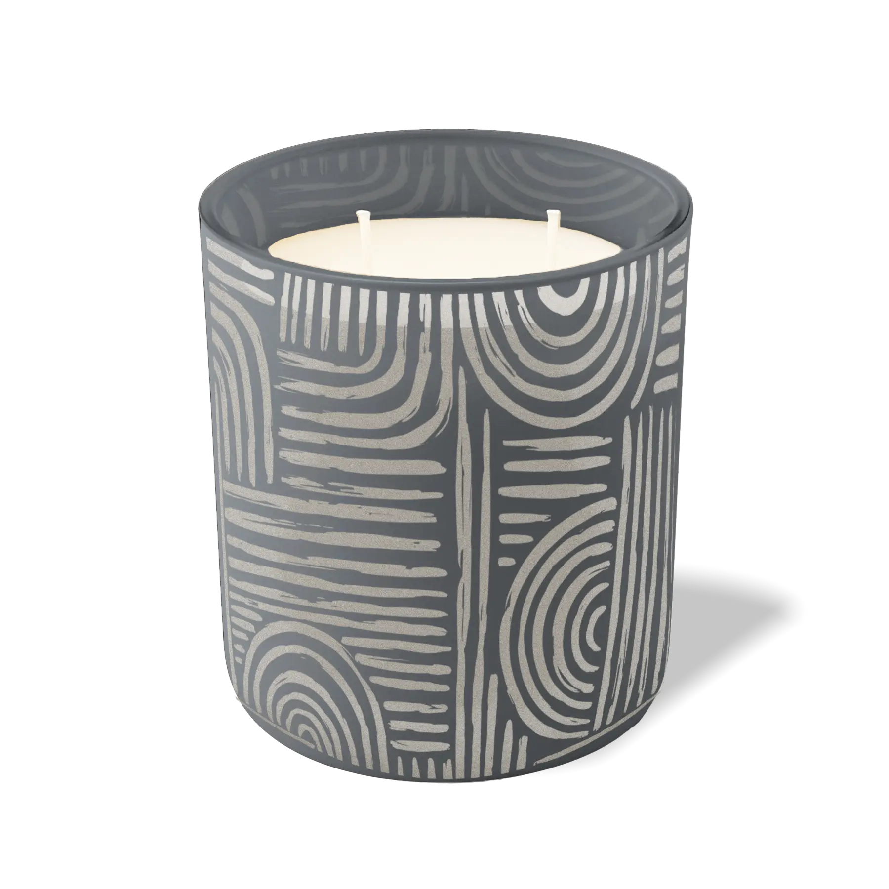 Custom Etched Poolside - 12 oz Candle Graphite