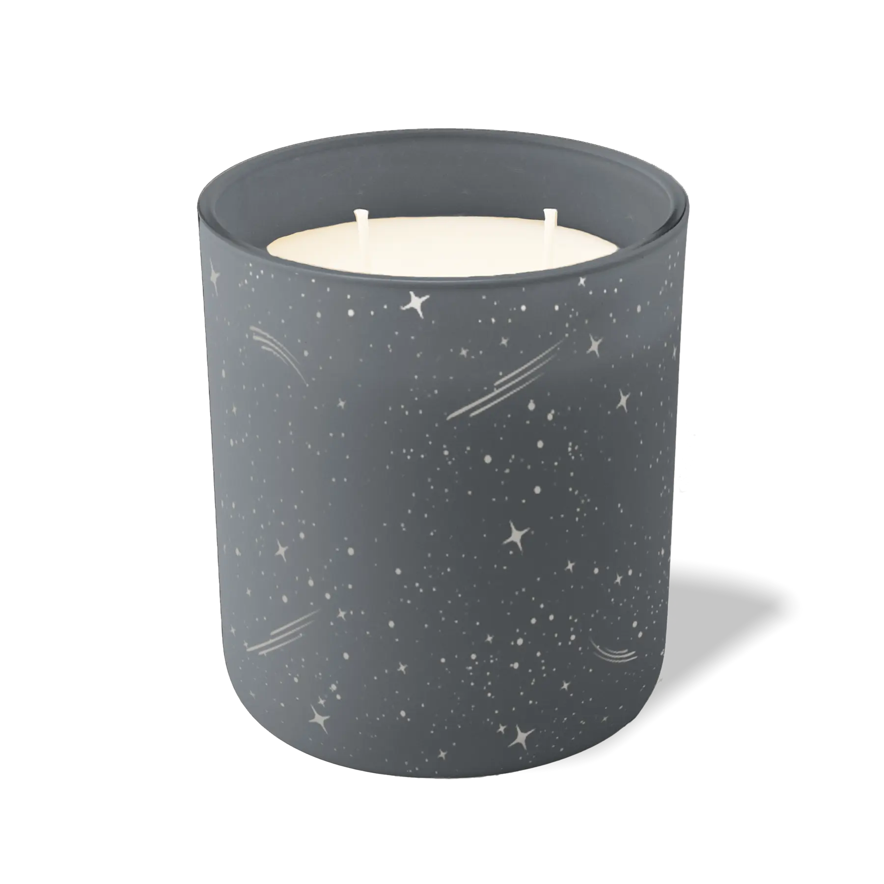 Custom Etched Galaxy - 12 oz Candle Graphite
