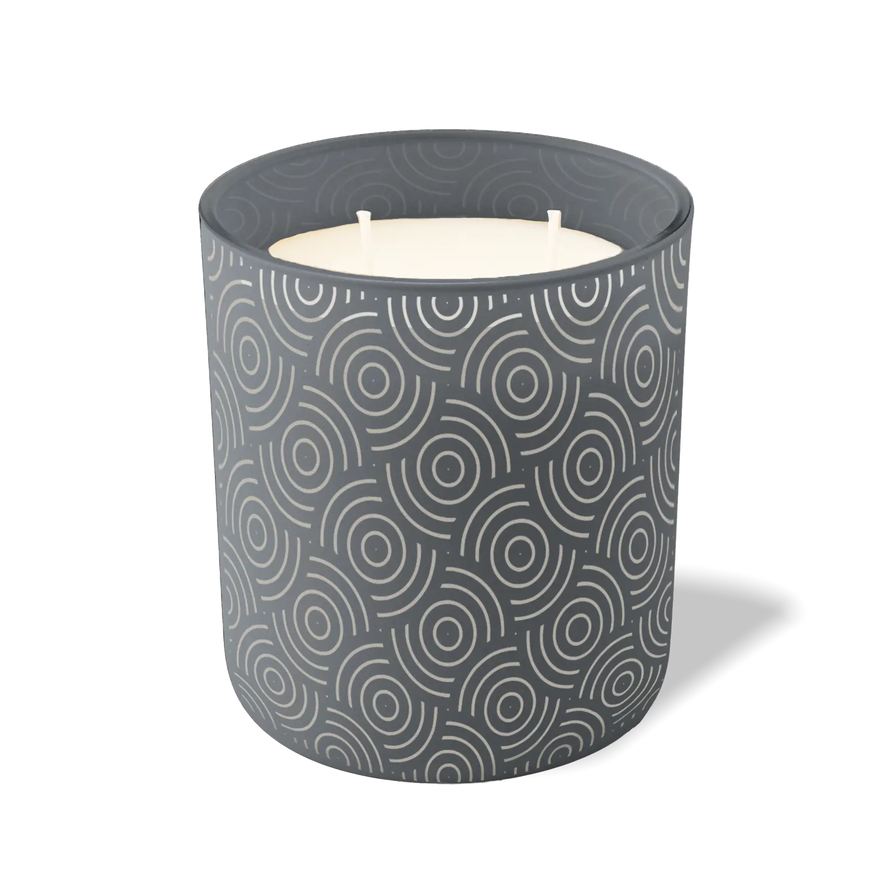 Custom Etched Vinyl - 12 oz Candle Graphite