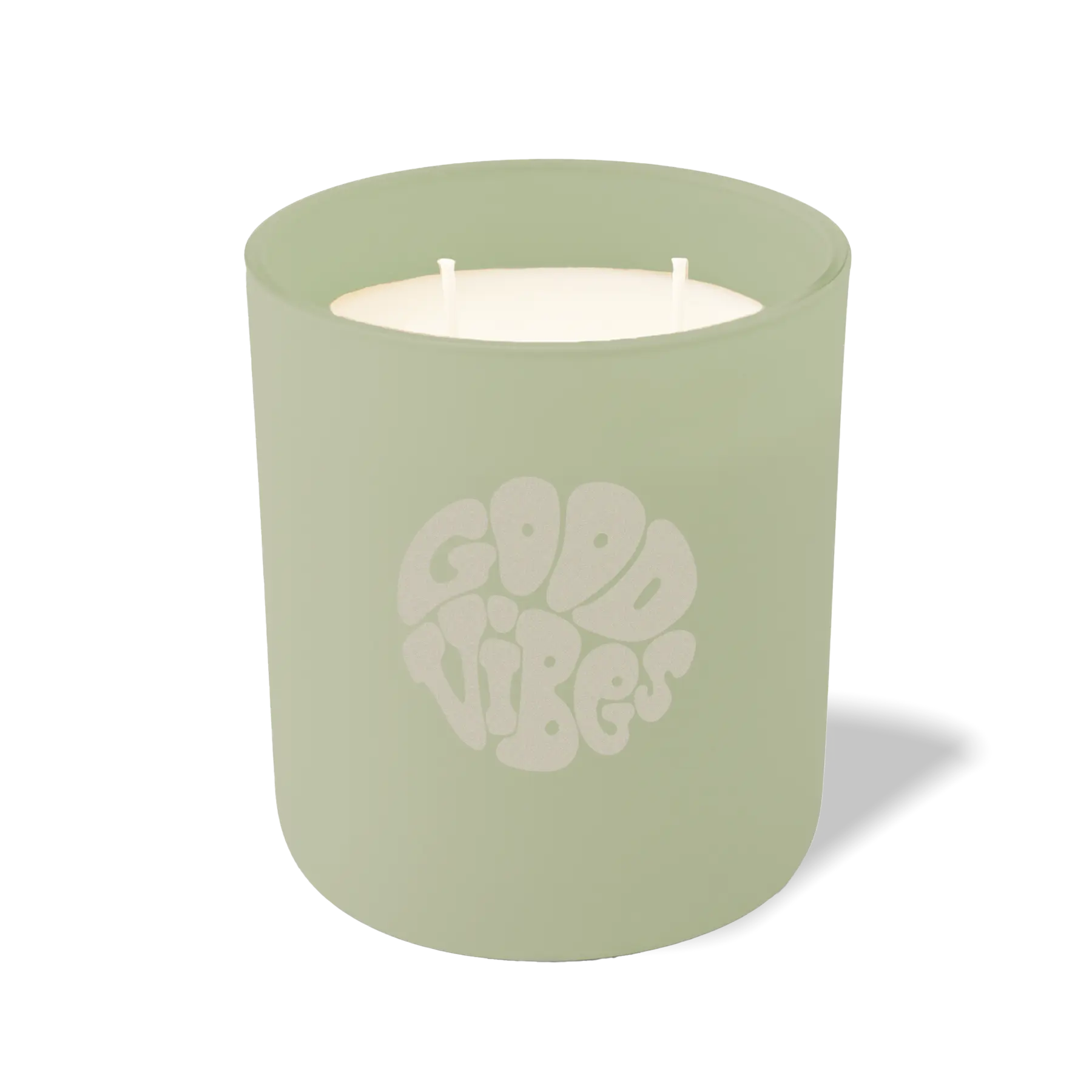 Wild Journey Custom Etched Good Vibes Retro 12 oz Studio Series Candle in Meadow