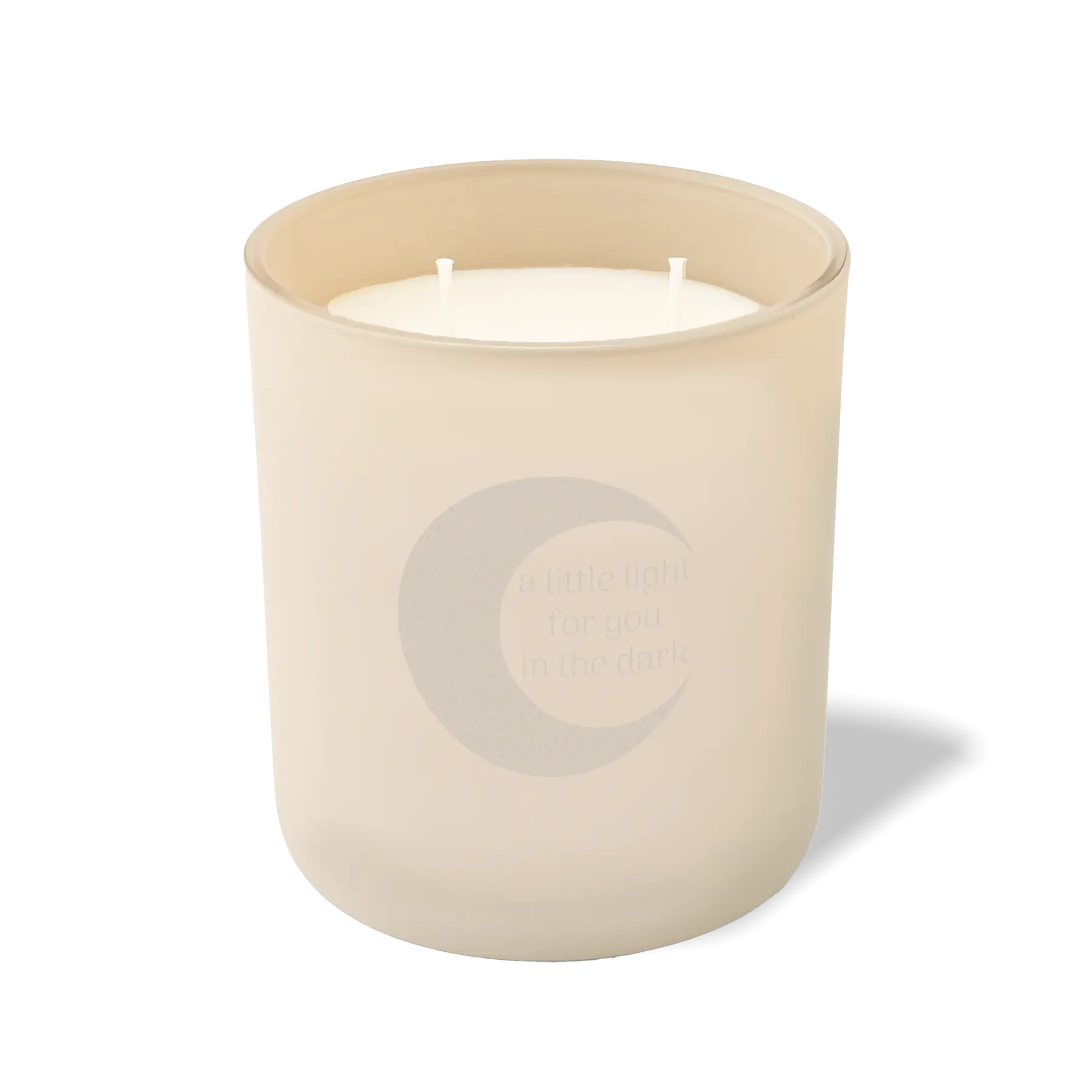 Wild Journey Custom Etched A Little Light For You in the Dark 12 oz Studio Series Candle in Sand