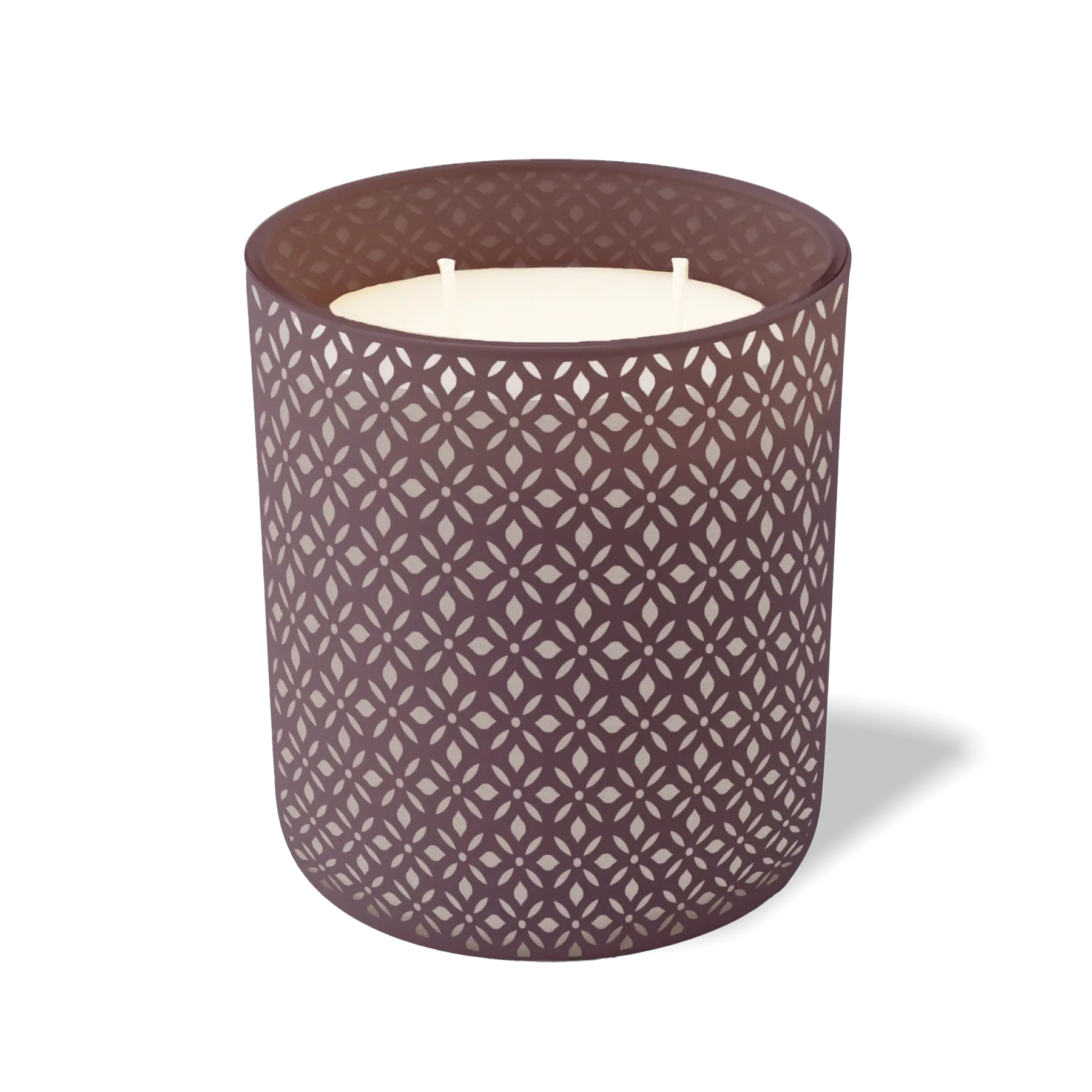 Wild Journey Custom Etched Bursts 12 oz Studio Series Candle in Velvet Plum