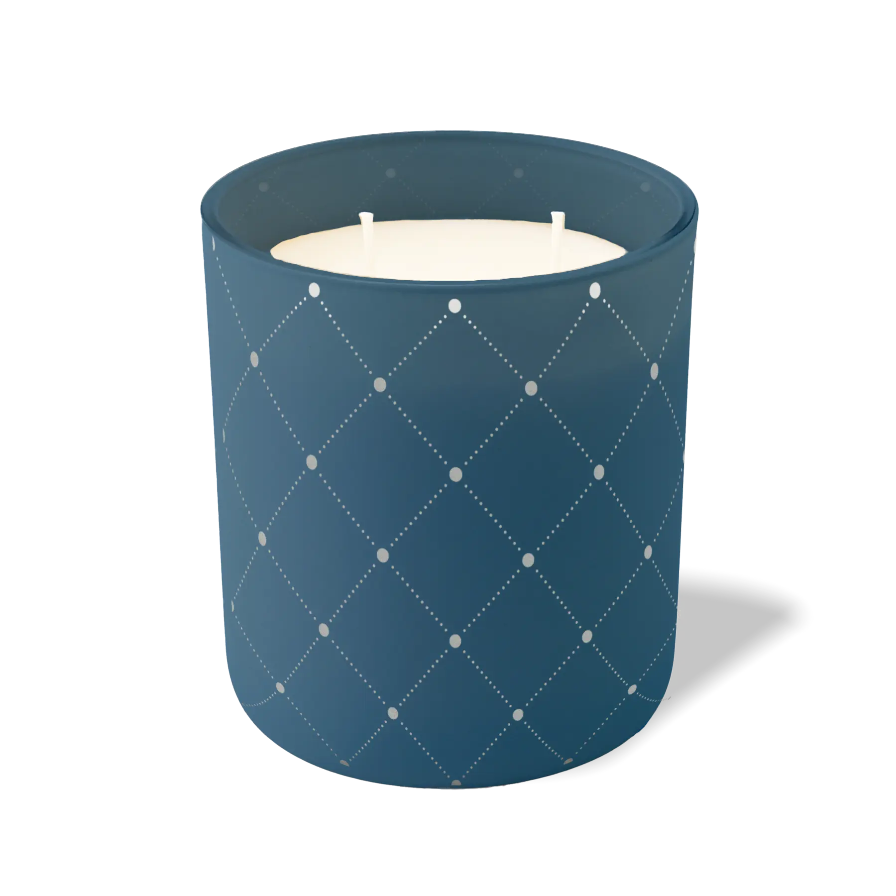 Wild Journey Custom Etched Quilt 12 oz Studio Series Candle in Cobalt