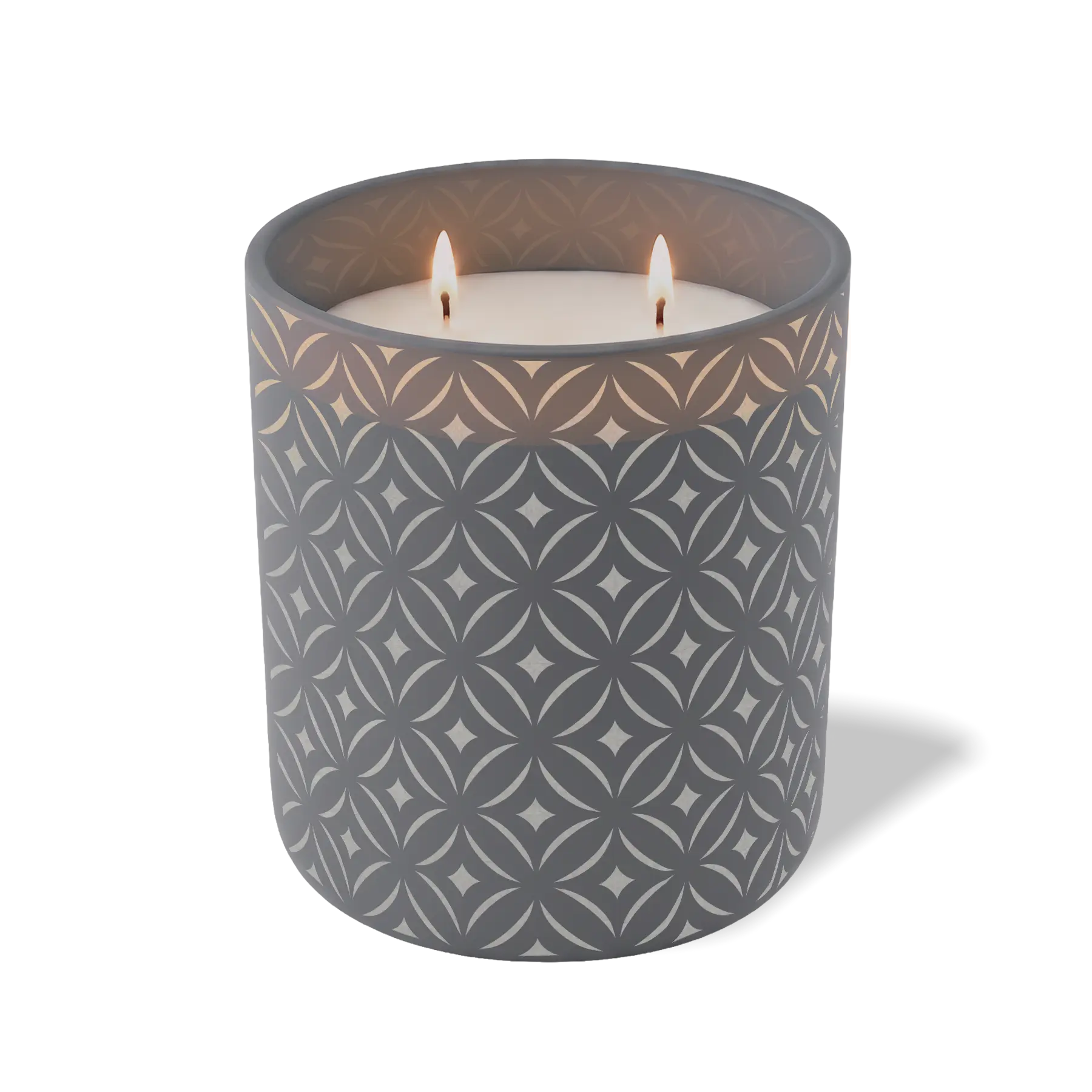 Wild Journey Custom Etched Curves 12 oz Studio Series Candle in Graphite