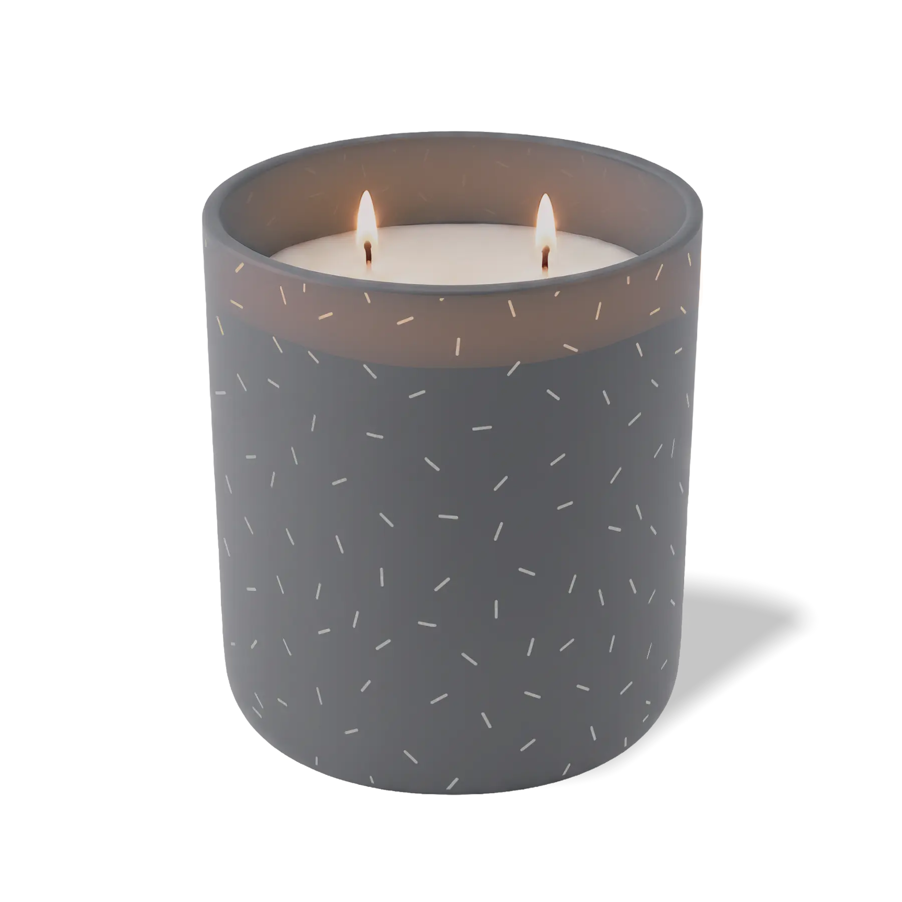 Custom Etched Sprinkles - 12 oz Candle Graphite