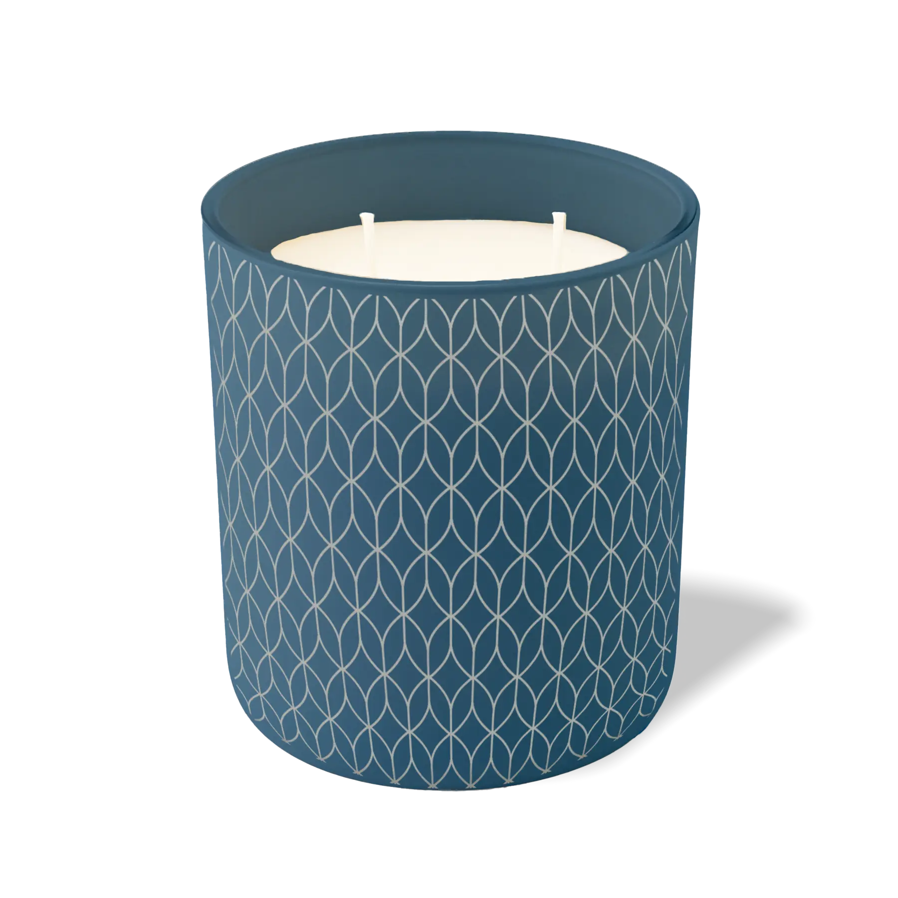 Wild Journey Custom Etched Wheat 12 oz Studio Series Candle in Cobalt