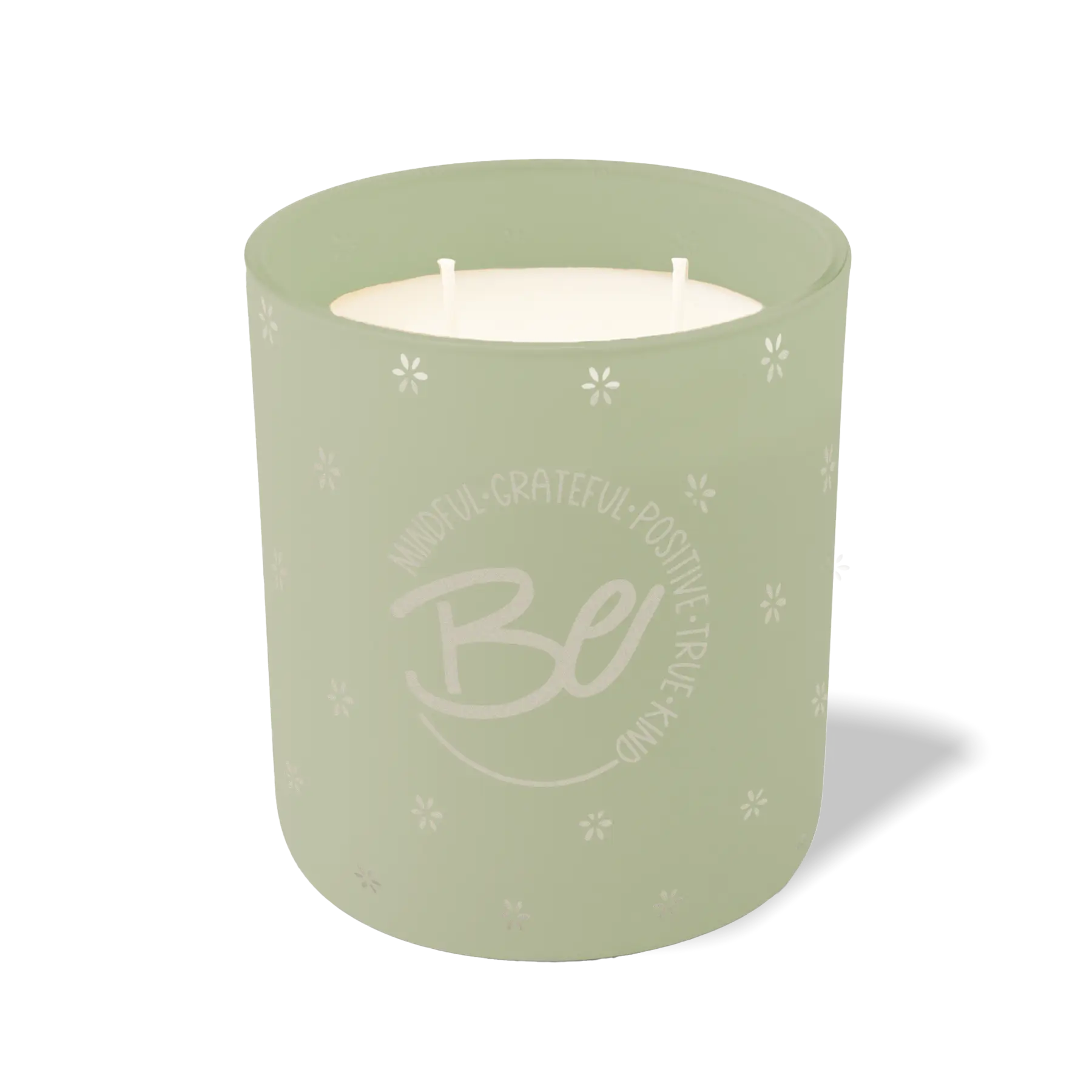 Wild Journey Custom Etched Be Mindful Grateful Positive True Kind 12 oz Studio Series Candle in Meadow