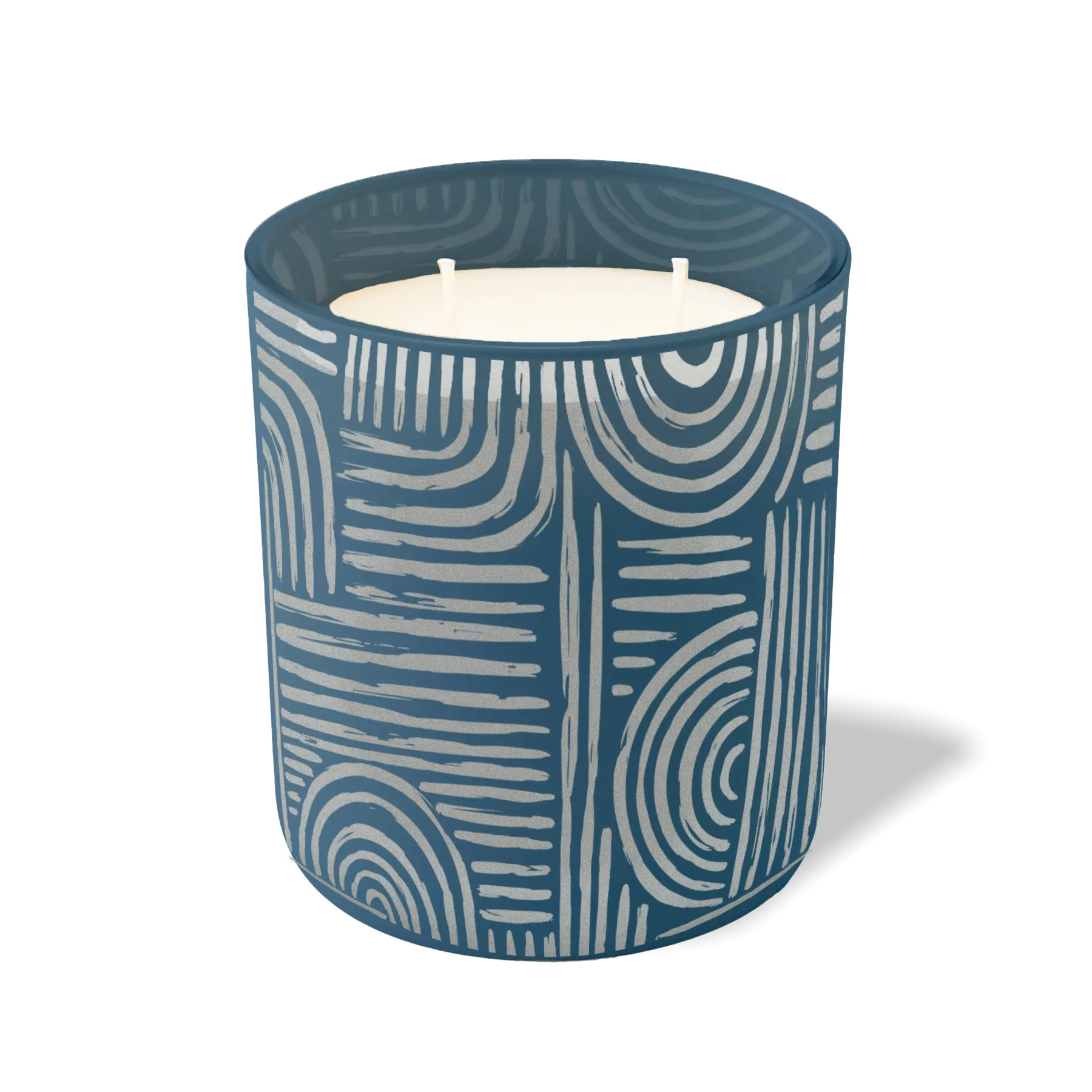 Wild Journey Custom Etched Poolside 12 oz Studio Series Candle in Cobalt