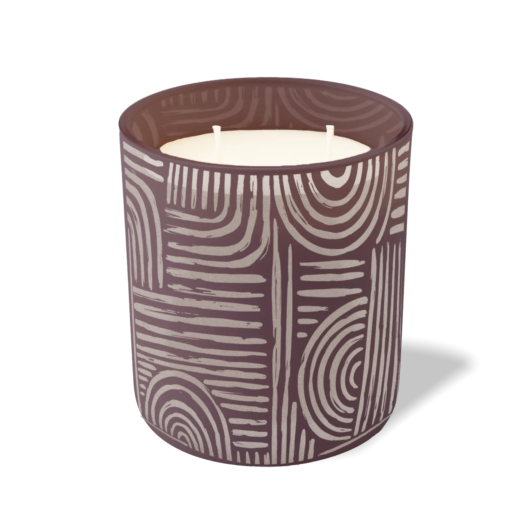 Wild Journey Custom Etched Poolside 12 oz Studio Series Candle in Velvet Plum