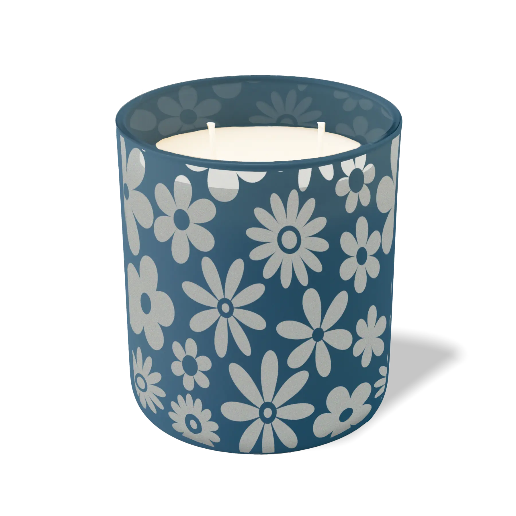 Wild Journey Custom Etched Groovy 12 oz Studio Series Candle in Cobalt