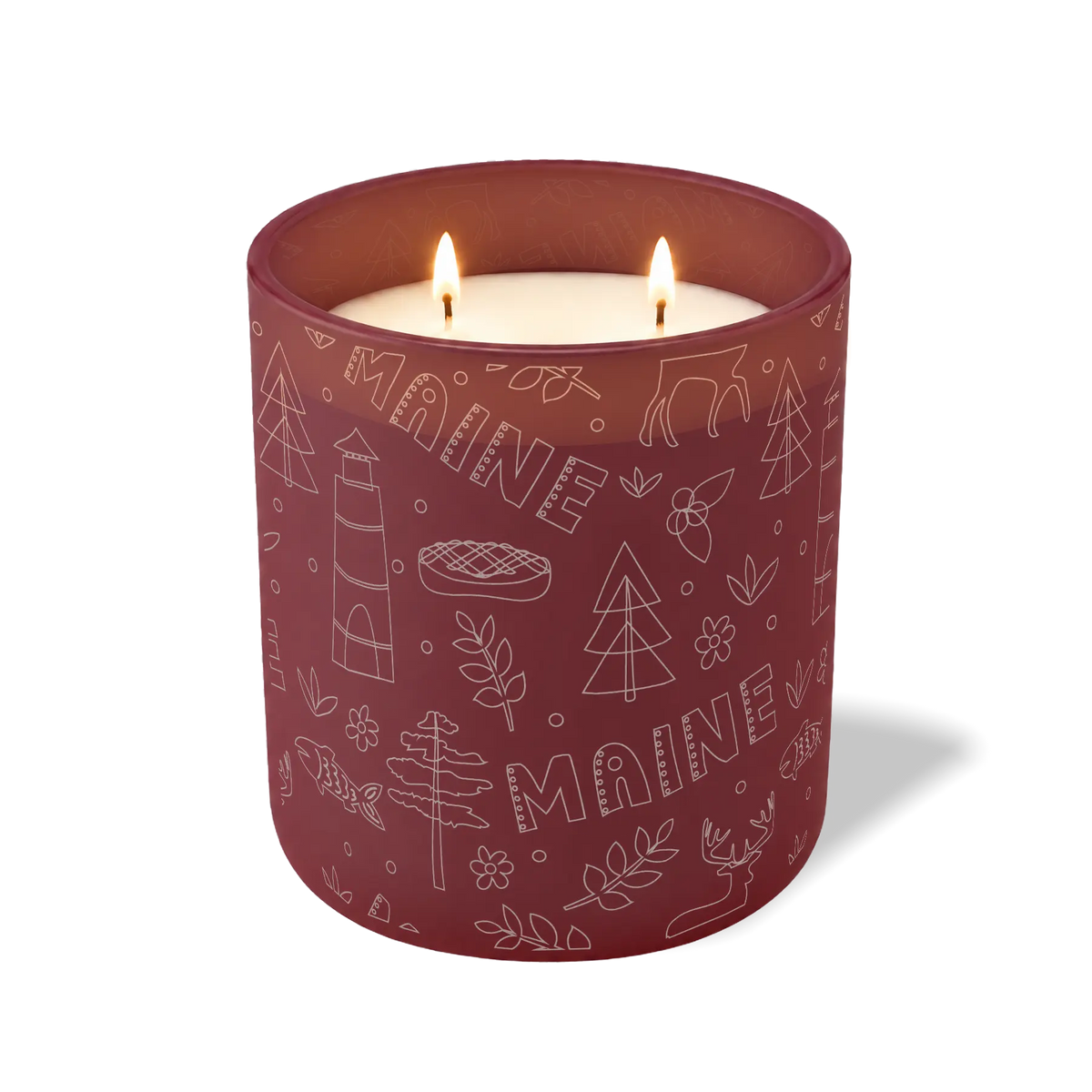 Maine Sketched | 12 oz Candle