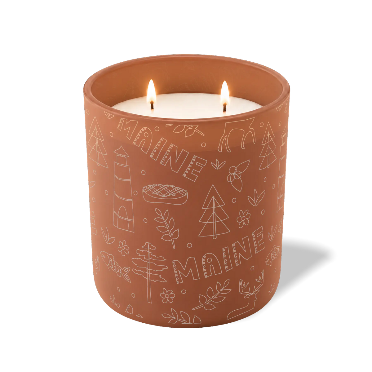 Maine Sketched | 12 oz Candle