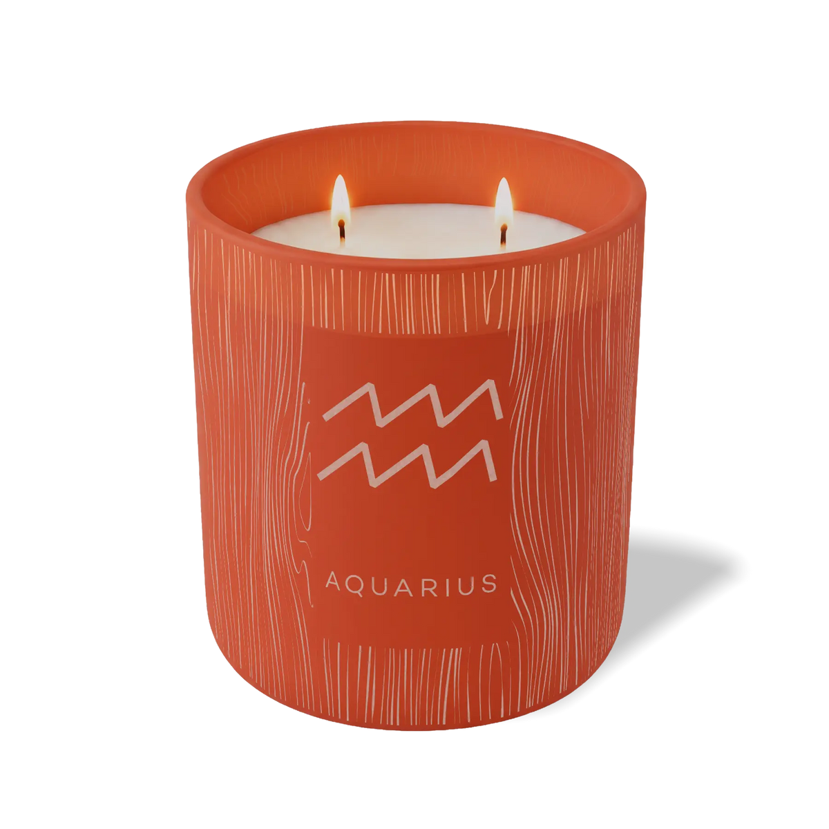 Aquarius Symbol | 12 oz Candle