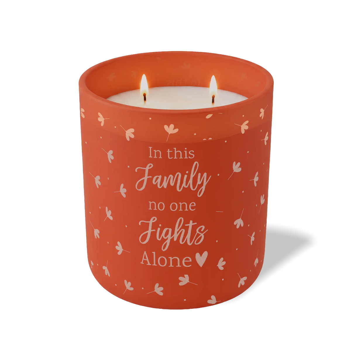 In This Family No One Fights Alone | 12 oz Candle