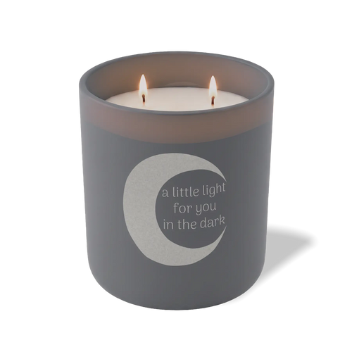 Wild Journey Custom Etched A Little Light For You in the Dark 12 oz Studio Series Candle in Graphite