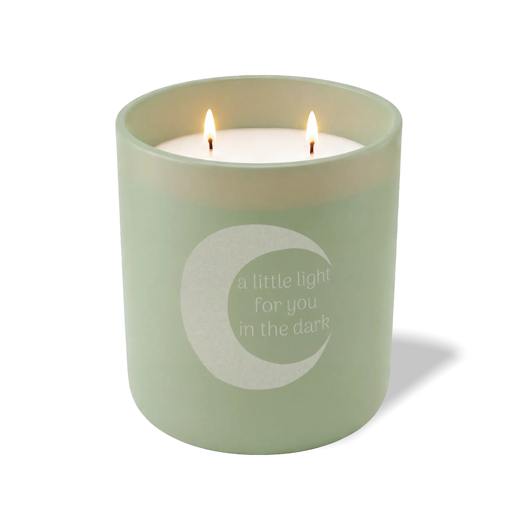 Wild Journey Custom Etched A Little Light For You in the Dark 12 oz Studio Series Candle in Meadow
