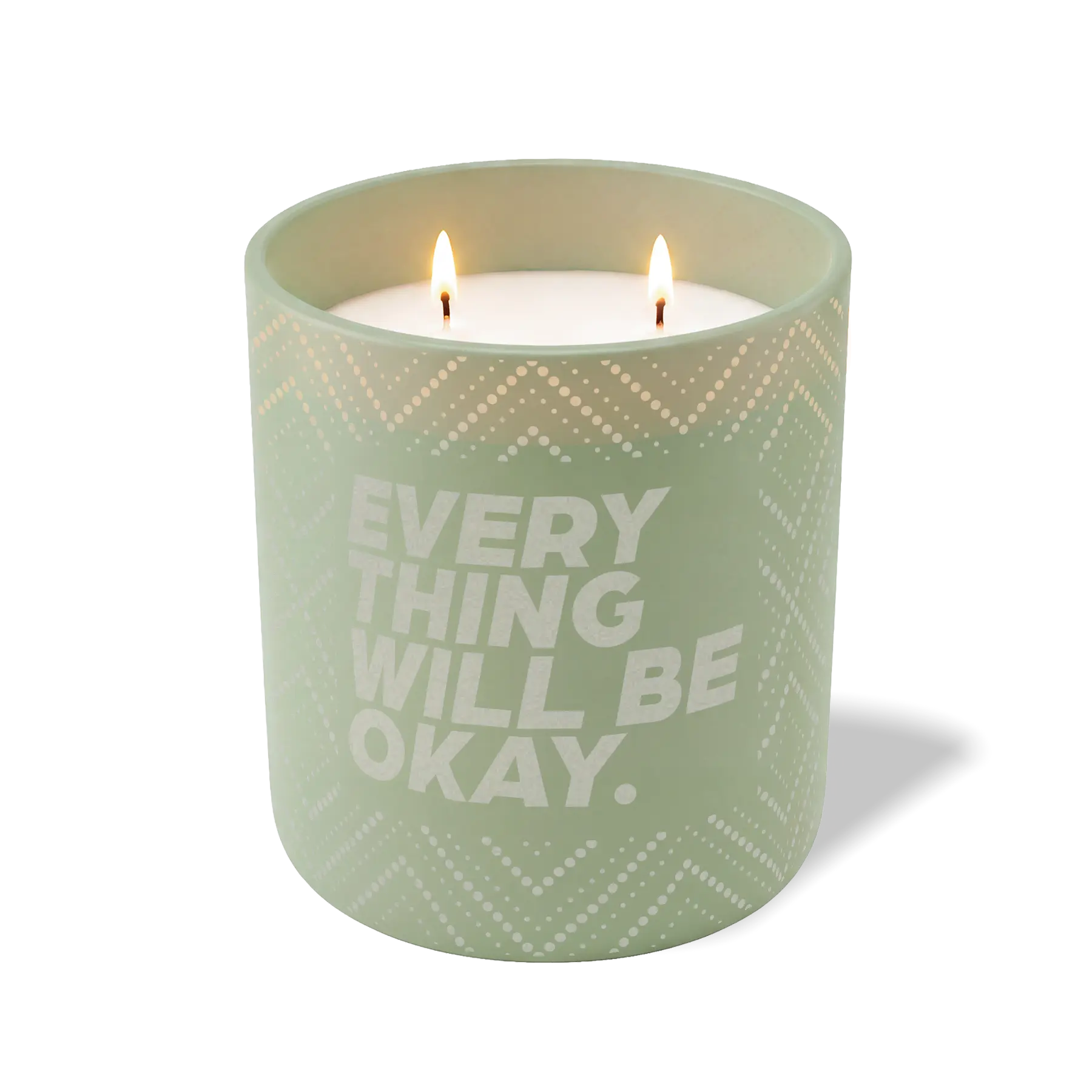 Wild Journey Custom Etched Everything Will be Okay 12 oz Studio Series Candle in Meadow