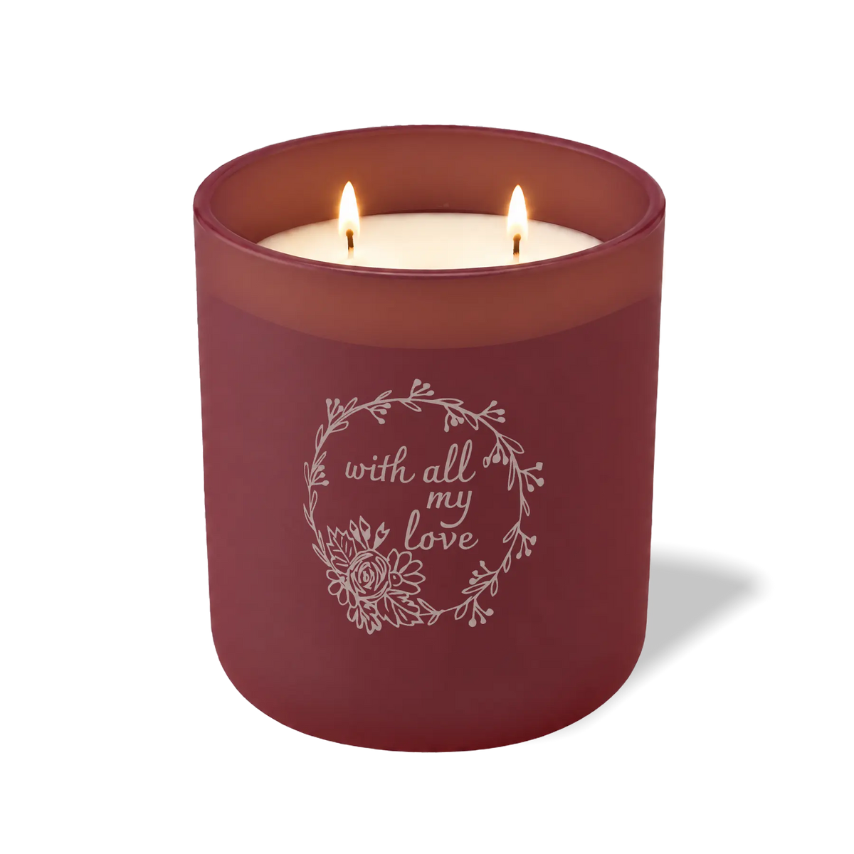 With All My Love Wreath | 12 oz Candle