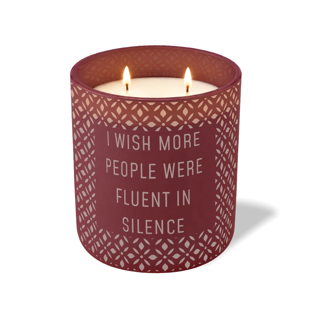 I Wish More People Were Fluent in Silence | 12 oz Candle