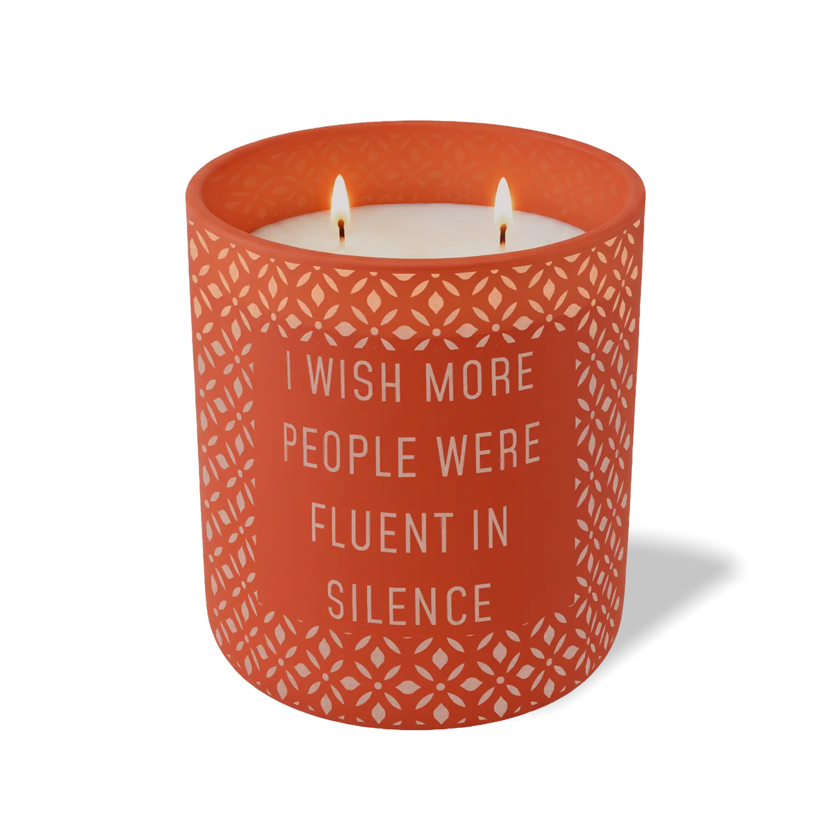 I Wish More People Were Fluent in Silence | 12 oz Candle