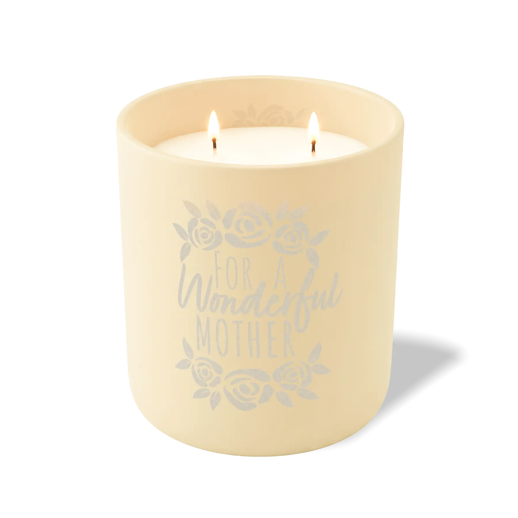 Wild Journey Custom Etched For a Wonderful Mother 12 oz Studio Series Candle in Sand