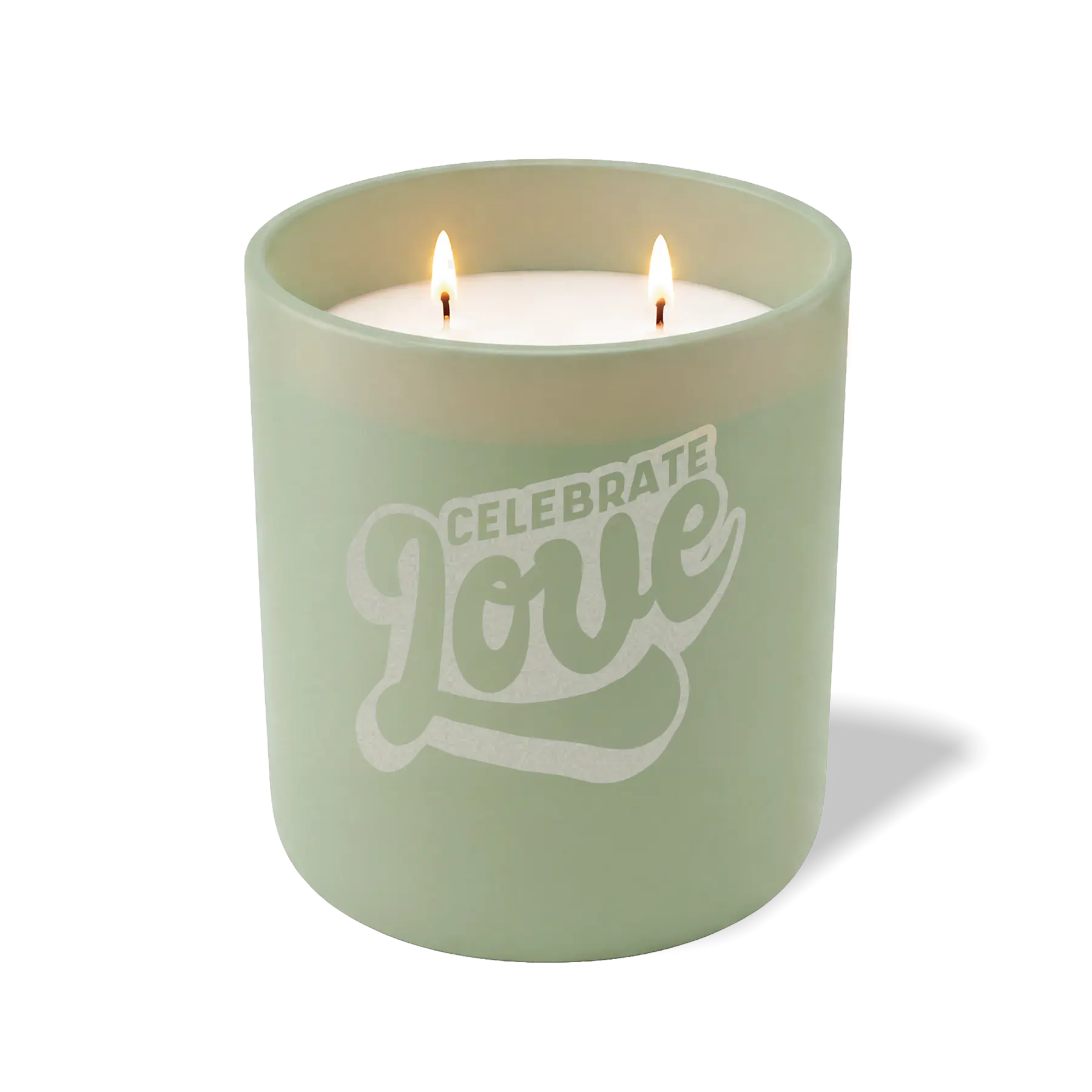 Wild Journey Custom Etched Celebrate Love 12 oz Studio Series Candle in Meadow