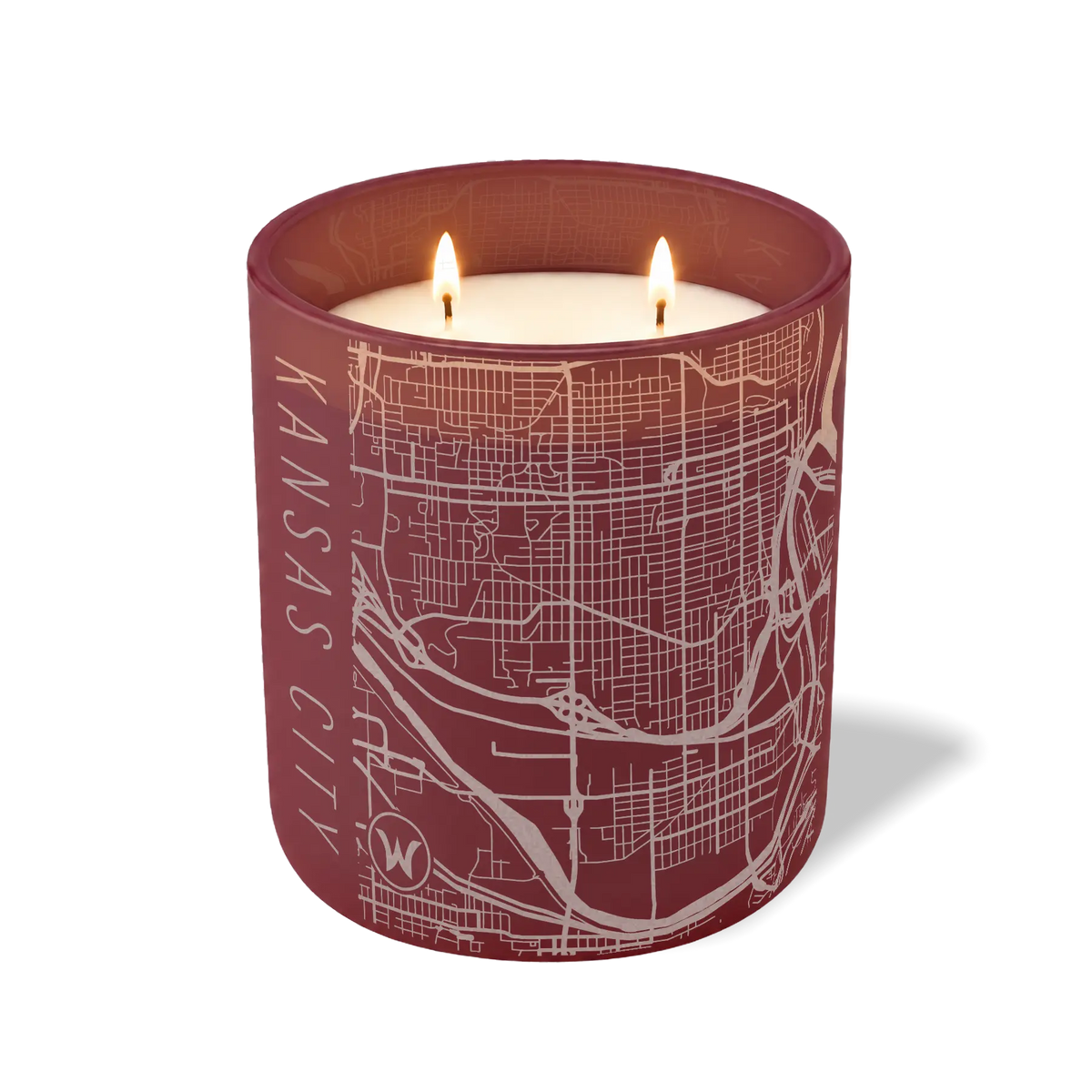Kansas City Map | 12 oz Candle