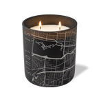 Wild Journey Custom Etched St Louis Map 12 oz Studio Series Candle in Black