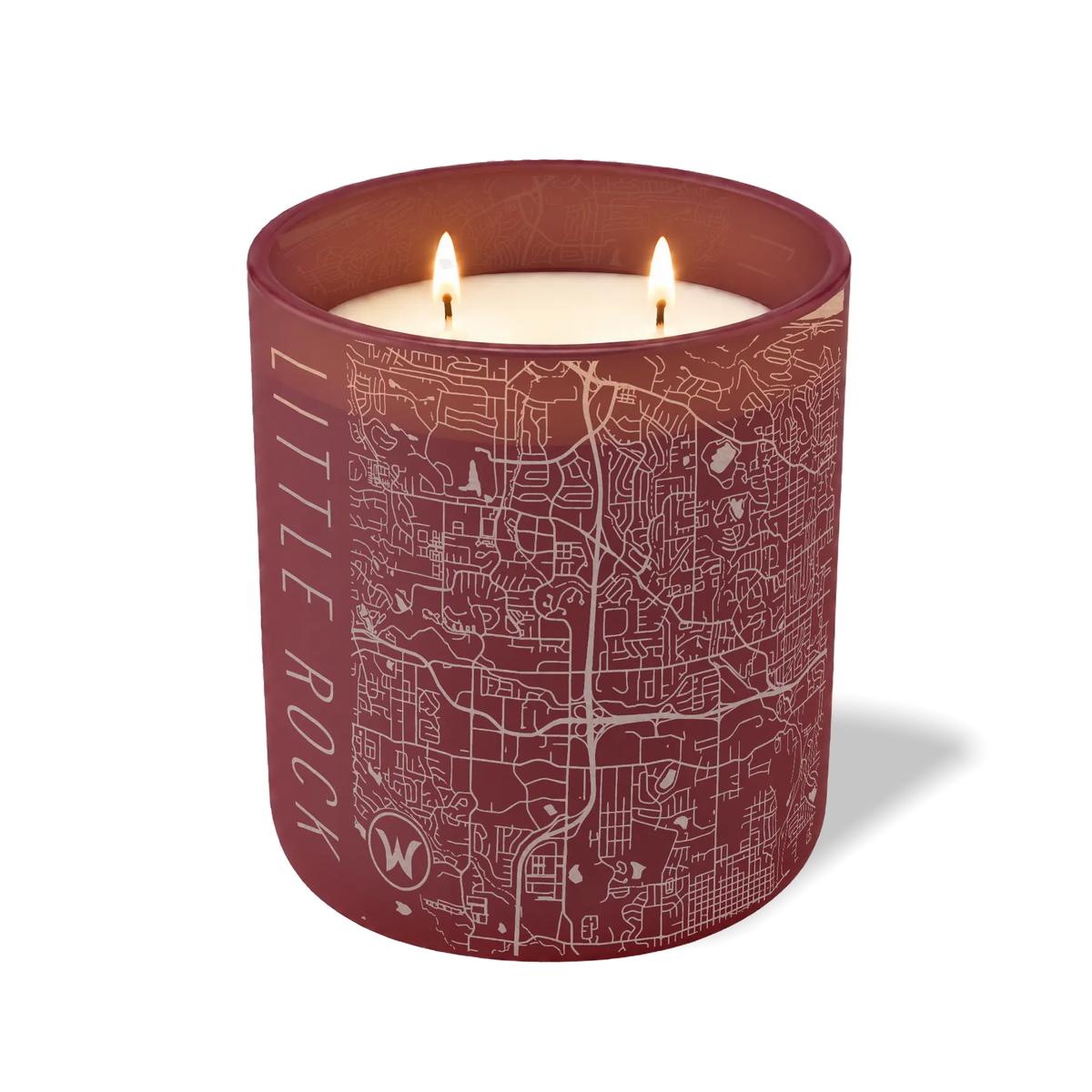 Little Rock AR Map | 12 oz Candle