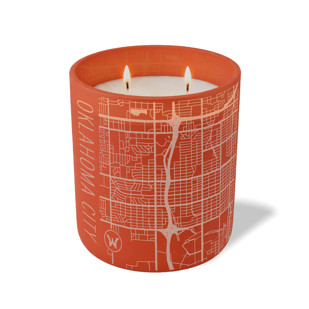 Oklahoma City Map | 12 oz Candle