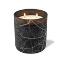 Wild Journey Custom Etched Charlotte Map 12 oz Studio Series Candle in Black