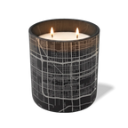 Wild Journey Custom Etched Phoenix Map 12 oz Studio Series Candle in Black
