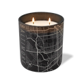 Wild Journey Custom Etched Baltimore Map 12 oz Studio Series Candle in Black