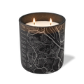 Wild Journey Custom Etched Pittsburgh Map 12 oz Studio Series Candle in Black