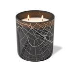 Wild Journey Custom Etched New Orleans Map 12 oz Studio Series Candle in Black