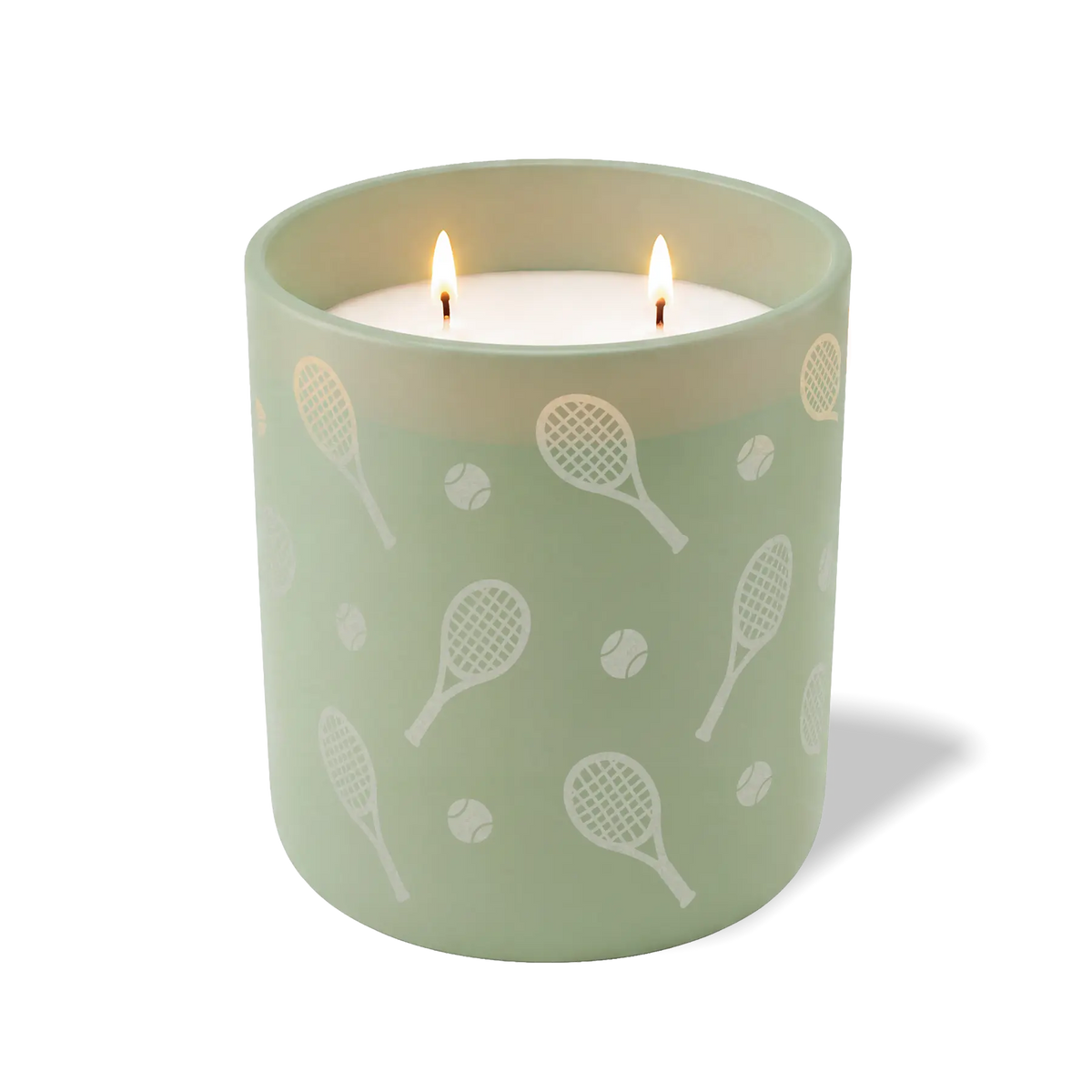 Wild Journey Custom Etched Tennis Time 12 oz Studio Series Candle in Meadow