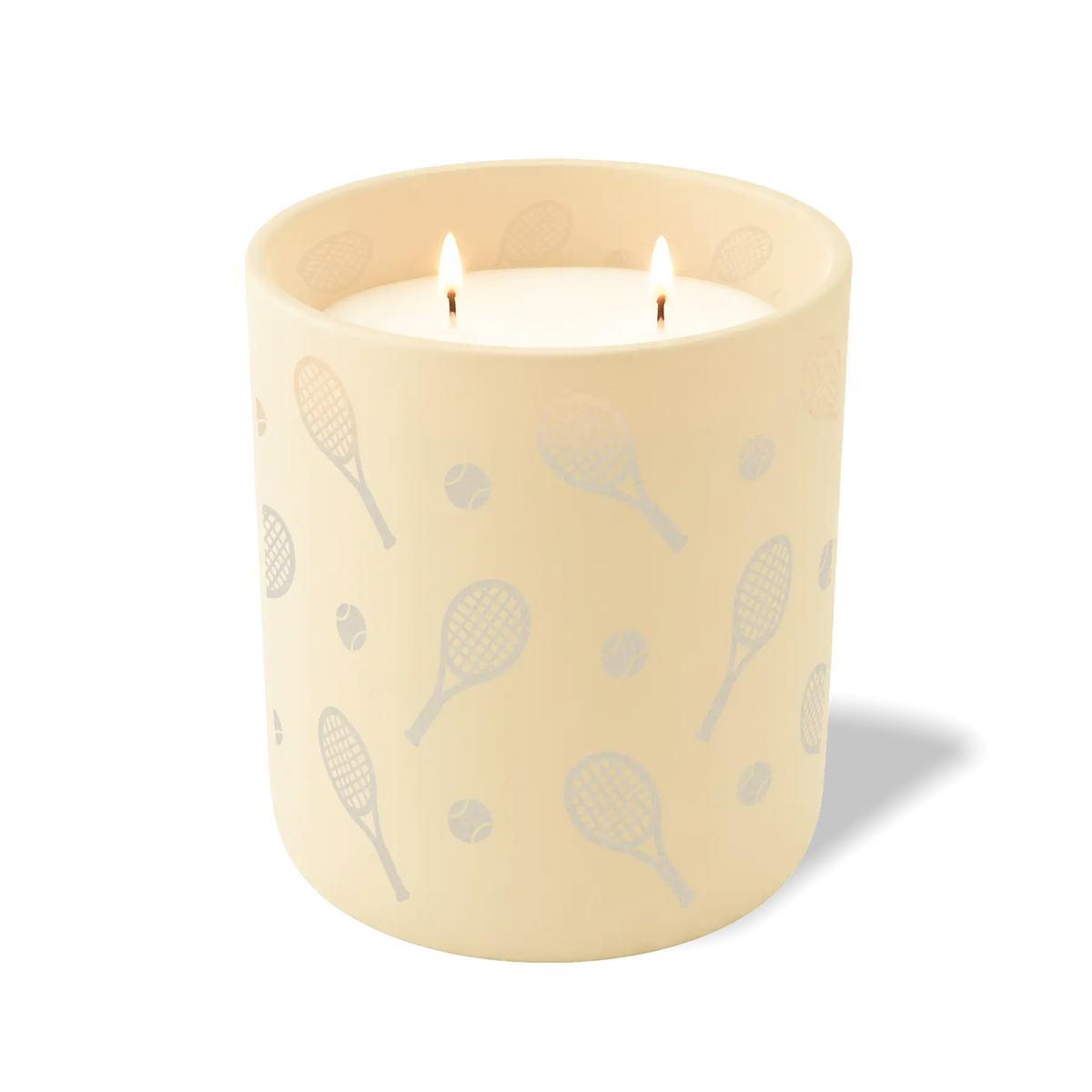 Wild Journey Custom Etched Tennis Time 12 oz Studio Series Candle in Sand