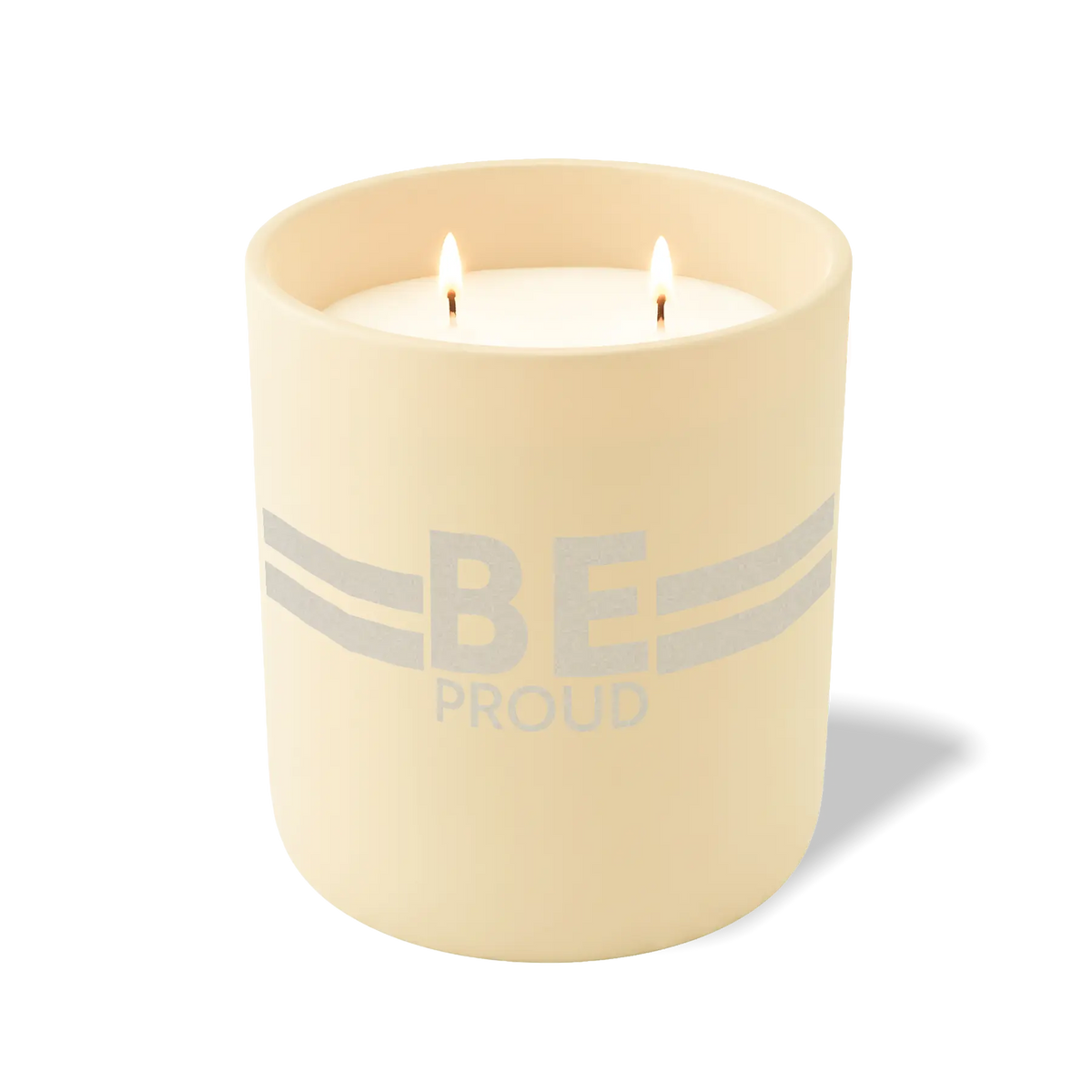 Wild Journey Custom Etched Be Proud Bold 12 oz Studio Series Candle in Sand