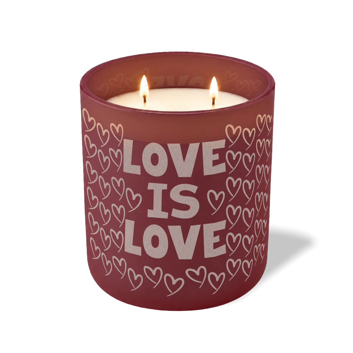Love is Love Hearts | 12 oz Candle