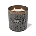 Wild Journey Custom Etched Guncle 12 oz Studio Series Candle in Black
