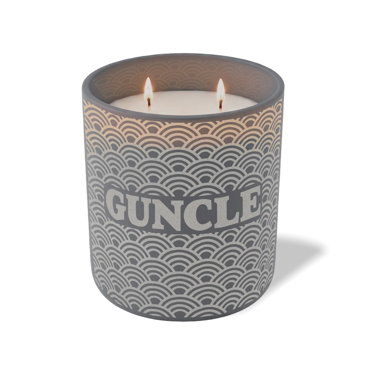 Wild Journey Custom Etched Guncle 12 oz Studio Series Candle in Graphite
