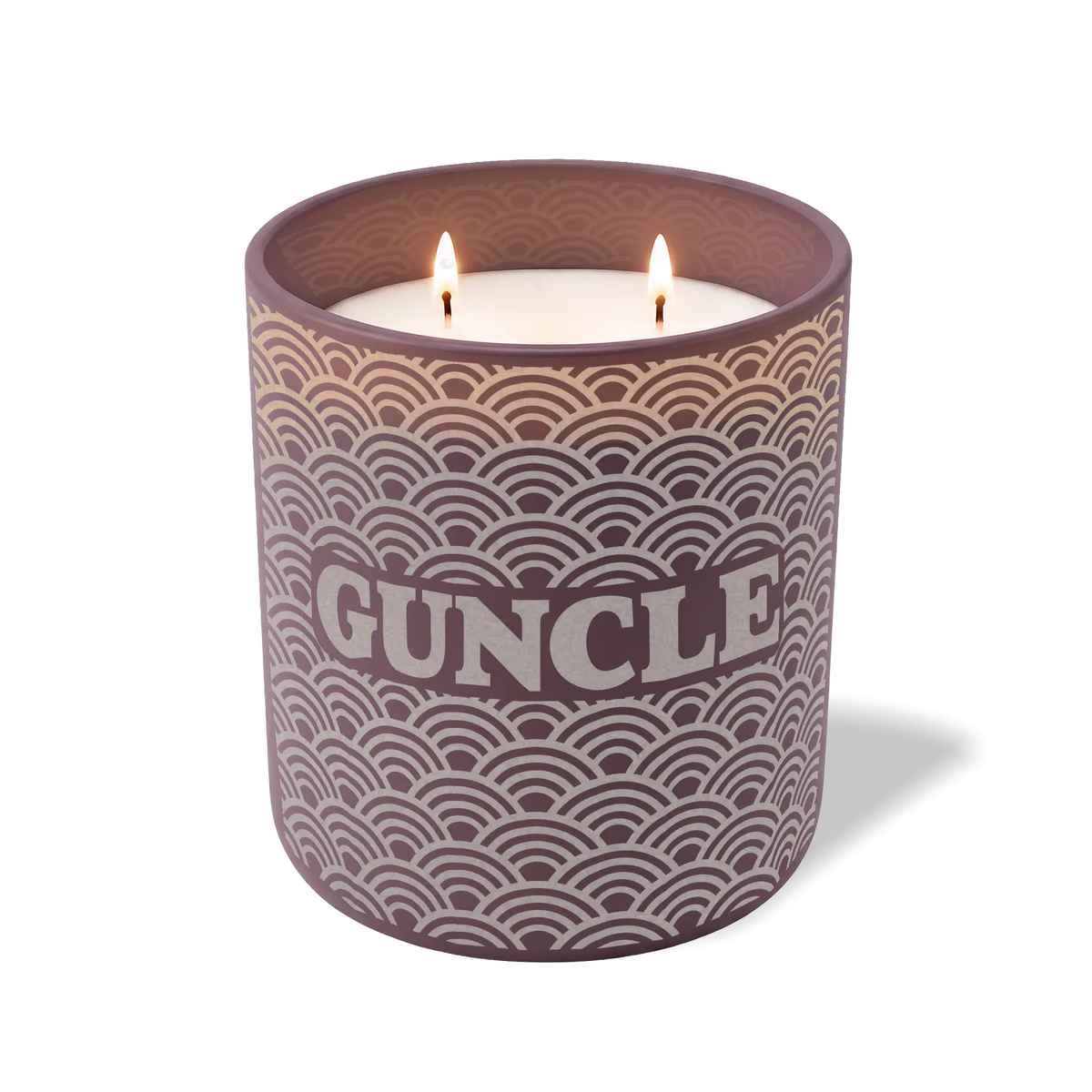 Wild Journey Custom Etched Guncle 12 oz Studio Series Candle in Velvet Plum