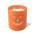 Wild Journey Custom Etched Happy Jack Pumpkin Face 12 oz Studio Series Candle in Tangy Orange