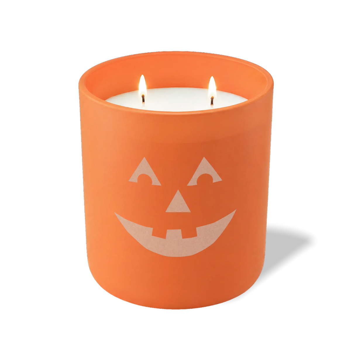 Wild Journey Custom Etched Happy Jack Pumpkin Face 12 oz Studio Series Candle in Tangy Orange