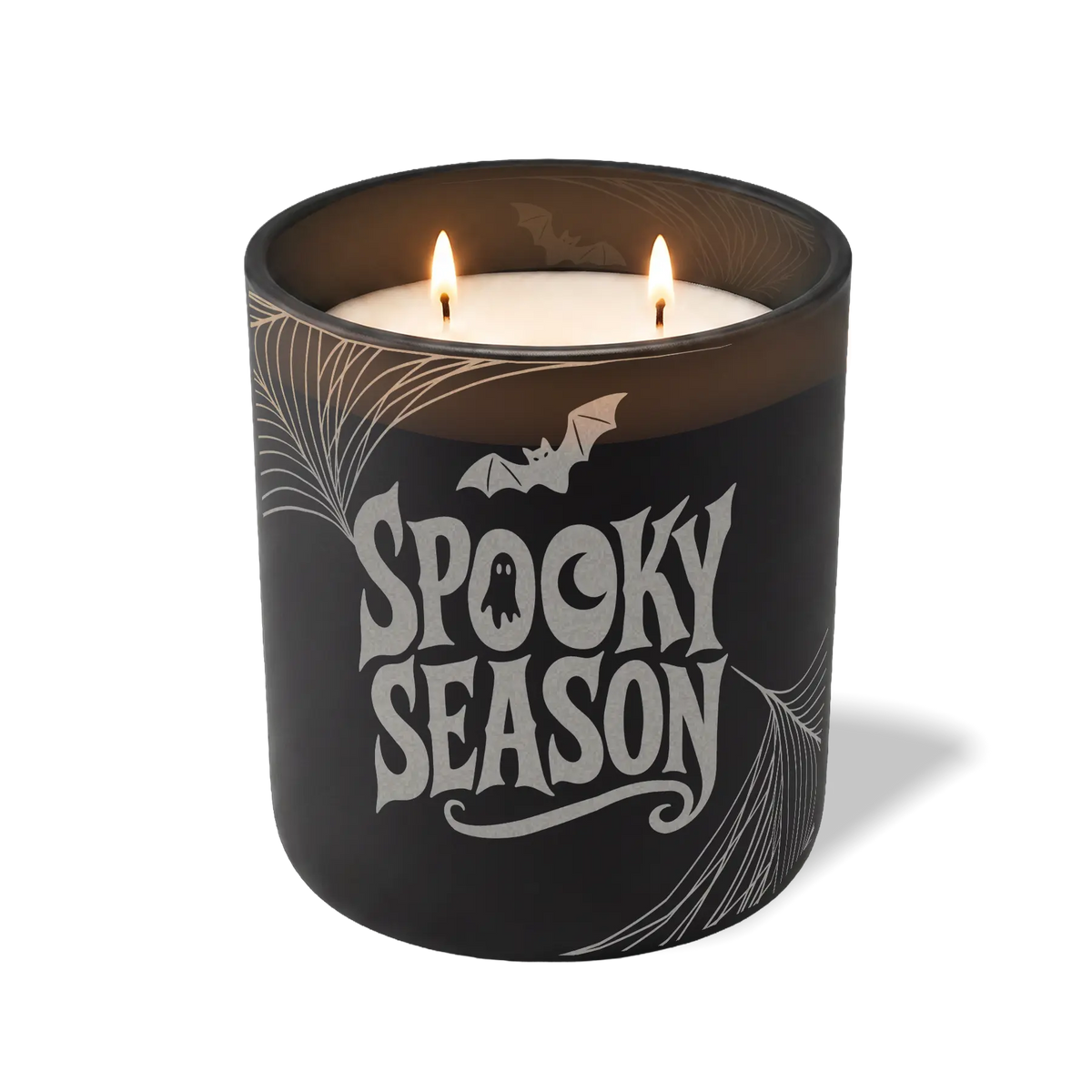 Wild Journey Custom Etched Spooky Season 12 oz Studio Series Candle in Black