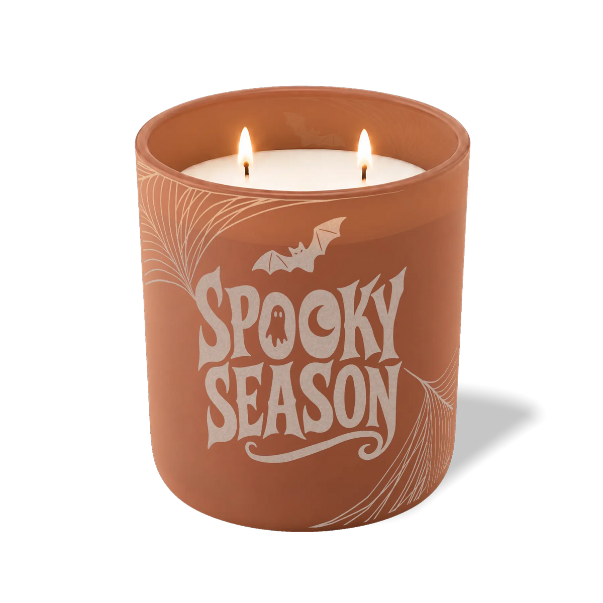 Wild Journey Custom Etched Spooky Season 12 oz Studio Series Candle in Clay