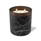 Wild Journey Custom Etched Portland Map 12 oz Studio Series Candle in Black